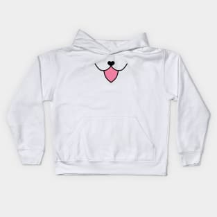 Cute kitten mouth Kids Hoodie